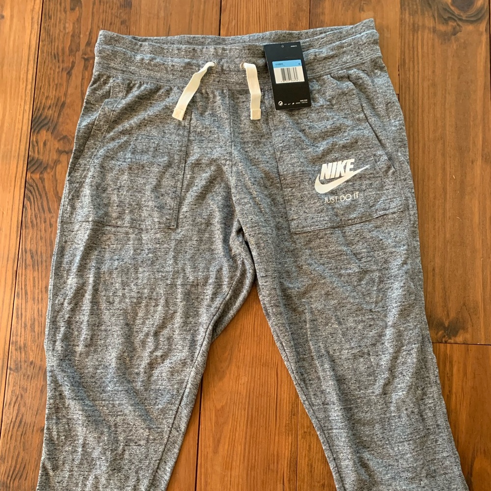 Medium gray Nike joggers